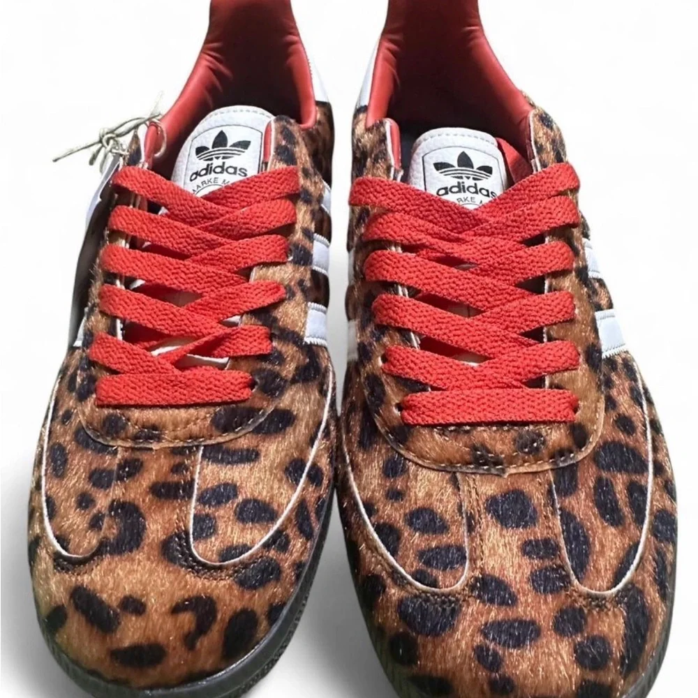 Adidas Samba OG Red Leopard Size 7 #NoBox - Picture 1 of 5
